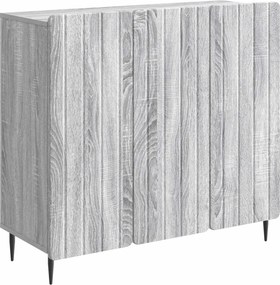 vidaXL Πλαϊνό γραφείο Γκρι Sonoma 89 x 34,5 x 82 εκ.