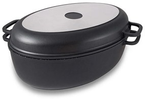 Γάστρα Funtzio 10-128-110 39,5x26x18,5cm Black Nava Aluminium