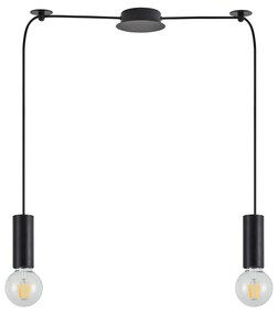 Φωτιστικό Οροφής  SE21-BL-4-BL2 ADEPT TUBE Black Pendant+ - 51W - 100W - 77-8479