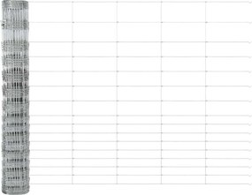 vidaXL Στύλος Περιφράξεων Γαλβανισμένο 50 x 1,2 m Ατσάλι