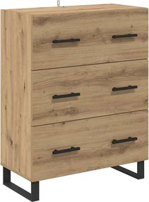 vidaXL Highboard 2 pcs Artisan Oak 69,5 x 34 x 180 εκ.