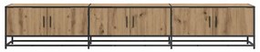 vidaXL Ντουλάπι TV artisan δρυς 240 x 35 x 41 εκ Επεξεργασμένο ξύλο