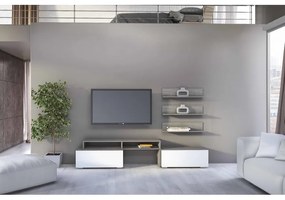 Σύνθεση σαλονιού "SMART 7B" σε χρώμα σταχτί-λευκό