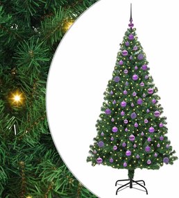 vidaXL Τεχνητό Χριστουγεννιάτικο Δέντρο με 300 LED Πράσινο 180 cm