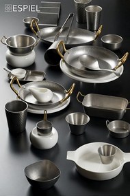 SNOW GREY ΝΤΙΠΑΚΙ ΒΑΘΥ ΣΤΡΟΓΓ. SS 18/10 7,7Χ7,7Χ4ΕΚ.