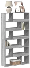 vidaXL Βιβλιοθήκη Γκρι Sonoma 100x33x187,5 εκ. από Επεξεργ. Ξύλο