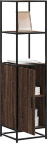 vidaXL Highboard καφέ δρυς Κατασκευασμένο ξύλο και μέταλλο