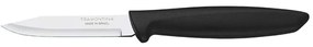 Μαχαίρι Λαχανικών Plenus 020.23420.003 7,5cm Inox-Black Ανοξείδωτο Ατσάλι