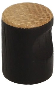 Roline 691 Πόμολο Επίπλου από Δρυς Μαύρο-Δρυς Φ23mm