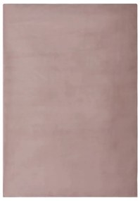 Χαλάκι Ροζ Παστέλ 200 x 300 εκ. από Συνθετική Γούνα Κουνελιού - Ροζ