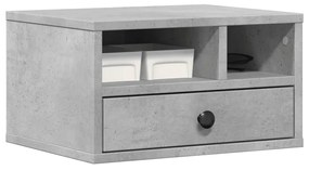 vidaXL Βάση Εκτυπωτή Γκρι Σκυρ. 40x32x22,5 εκ. από Επεξεργασμένο Ξύλο