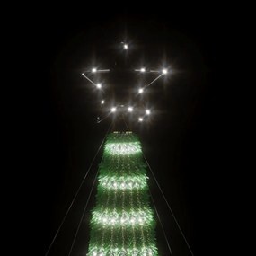 ΦΩΤΙΣΤΙΚΟ ΧΡΙΣΤΟΥΓΕΝΝΙΑΤΙΚΟ ΔΕΝΤΡΟ 275 LED ΨΥΧΡΟ ΛΕΥΚΟ 180 ΕΚ. 358065
