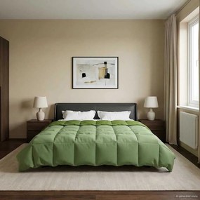 vidaXL Χειμερινό Παπλωματοθήκη 200 x 240 cm Χειμώνας Πράσινο