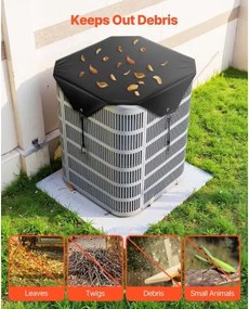 VEVOR 910 x 910 mm Air Conditioner Cover Top Mesh Universal for Outdoor Use