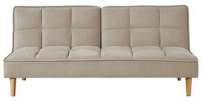 Καναπές Κρεβάτι Norte Beige Velure Ε9926,5  178x88x80 Ξύλο,Ύφασμα