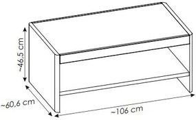 Τραπεζάκι σαλονιού Calma