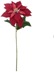 Λουλούδι - Κλαδί Αλεξανδρινό 99-00-2603 72cm Red Marhome