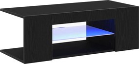 vidaXL Ντουλάπι TV 90 x 39 x 30 εκ. Μαύρη Οξυά Επεξεργασμένο Ξύλο