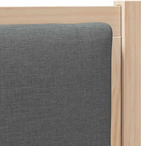 vidaXL Κεφαλάρι Άλλο Καφέ 100 cm Μασίφ ξύλο πεύκου
