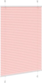 vidaXL Πλισέ περσίδα ροζ 100x150 cm Πλάτος υφάσματος 99,4 cm