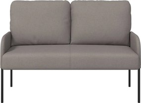 vidaXL Καναπέδες με μαξιλάρι 110cm Taupe Κόντρα πλακέ
