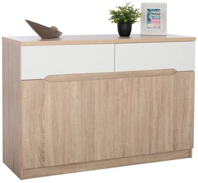 ΜΠΟΥΦΕΣ JOLENE HM2234.02 2 ΣΥΡΤΑΡΙΑ & 4 ΠΟΡΤΕΣ SONAMA 120X40X80εκ.