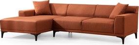 Corner Sofa Petra L Corner - Orange Orange