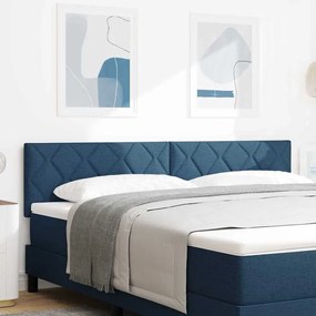 vidaXL LED Κεφαλή Διαμαντιών Μπλε 180 εκ Ύφασμα