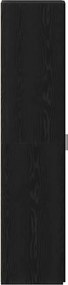 vidaXL Highboard Μαύρη Οξυά 30 x 42,5 x 185 εκ
