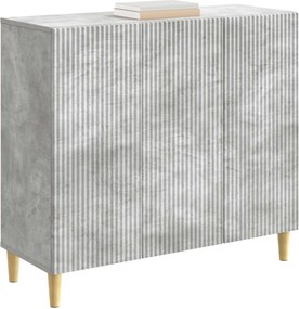vidaXL Πλαϊνό γραφείο Γκρι Σκυροδέματος 89 x 34,5 x 80 εκ