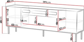 Έπιπλο τηλεόρασης Art Deco 190 EF