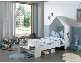 Παιδικό κρεβάτι σπιτάκι Casami 200 Λευκό