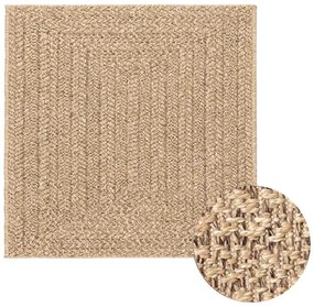 vidaXL Χαλί ZIZUR Όψη Γιούτας Εσωτ. & Εξωτ. Χώρου 200x200 εκ.