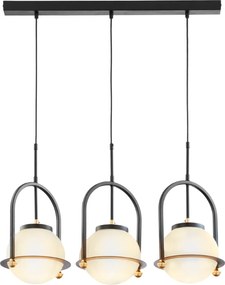 Κρεμαστό Φωτιστικό Rosso 3XE27 Μαύρο