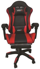 A6060 ΜΑΥΡΟ/ΚΟΚΚΙΝΟ ΠΟΛΥΘΡΟΝΑ GAMING/ΜΕ ΥΠΟΠΟΔΙΟ