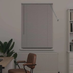 vidaXL Βενετσιάνικες Ρόδες Ασημί 175 x 95 εκ Αλουμίνιο