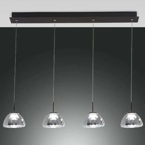 Φωτιστικό Οροφής - Ράγα Lucille 3764-48-126 87x6x9,5cm Dim Led 3000lm 28W Grey Fabas Luce