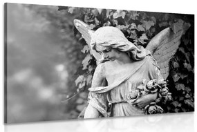 Εικόνα άγαλμα αγγέλου σε ασπρόμαυρο - 120x80