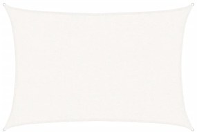 vidaXL Πανί Σκίασης Λευκό 2,5 x 3,5 μ. από HDPE 160 γρ./μ²