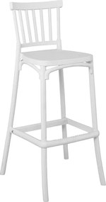 WINDSOR Σκαμπό BAR, PP Άσπρο   1τμχ