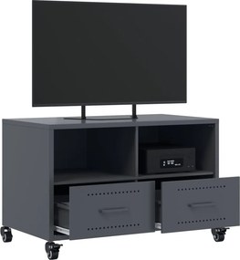 vidaXL Έπιπλο Τηλεόρασης Μαύρο 68x39x43,5 εκ. Χάλυβας