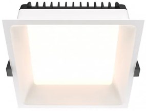 Χωνευτό Σποτ Οροφής Okno LED 18W 4000K Λευκό DL054-18W4K-W MAYTONI DL054-18W4K-W Λευκό