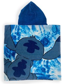 Πόντσο Θαλάσσης Quick Dry Disney Home Lilo &amp; Stitch 35 50X100 Sky Blue 100% Microfiber - Disney Home