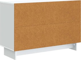 vidaXL Πλαϊνό γραφείο Λευκό 89 x 34,5 x 60 εκ. Επεξεργασμένο Ξύλο