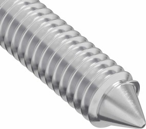 vidaXL Βίδα 2 pcs Ασημί M6 x 60 χιλ. Ατσάλι