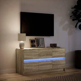 ΈΠΙΠΛΟ ΤΗΛΕΟΡΑΣΗΣ ΜΕ LED SONOMA ΔΡΥΣ 100X34X50 ΕΚ. ΕΠΕΞ. ΞΥΛΟ 852217