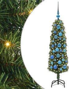 vidaXL Τεχνητό Χριστουγεννιάτικο Δέντρο με 150 LED Πράσινο 120 cm