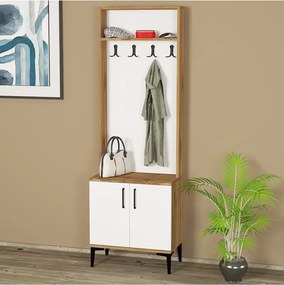 Stewehome Ντουλάπα παπουτσοθήκη (Λευκό) 60x185x185 cm