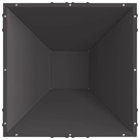 vidaXL Φωτιά Μαύρο 50 x 50 x 35 cm Κρύα έλαση από χάλυβα