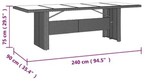 ΣΕΤ ΤΡΑΠΕΖΑΡΙΑΣ ΚΗΠΟΥ 11 ΤΕΜ. ΜΠΕΖ ΣΥΝΘΕΤΙΚΟ ΡΑΤΑΝ ΜΕ ΜΑΞΙΛΑΡΙΑ 3277588